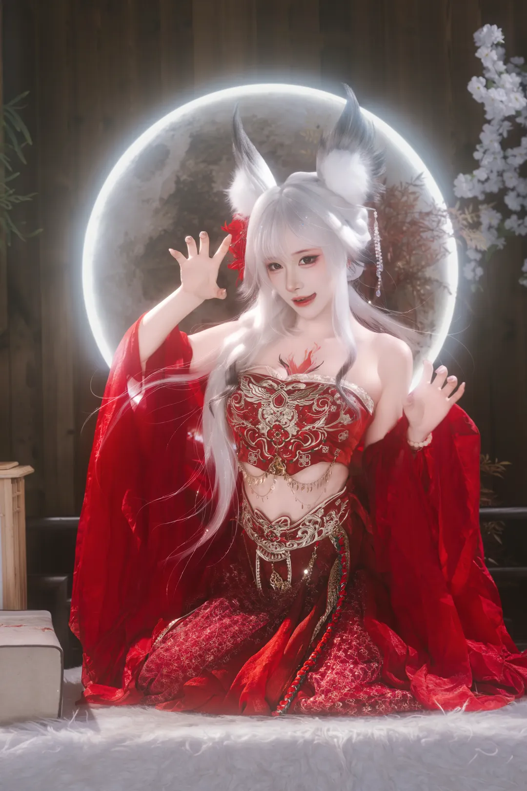 鳴潮, 古風撮影, 中華風コスプレ, 獣耳コスプレ, 心月狐コスプレ - 2枚目