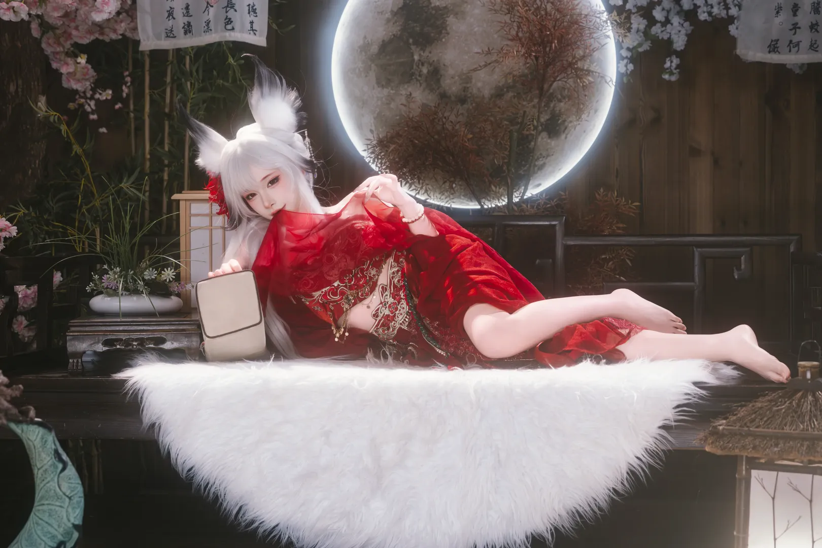 鸣潮, 古风摄影, 国风cosplay, 兽耳cos, 心月狐cos