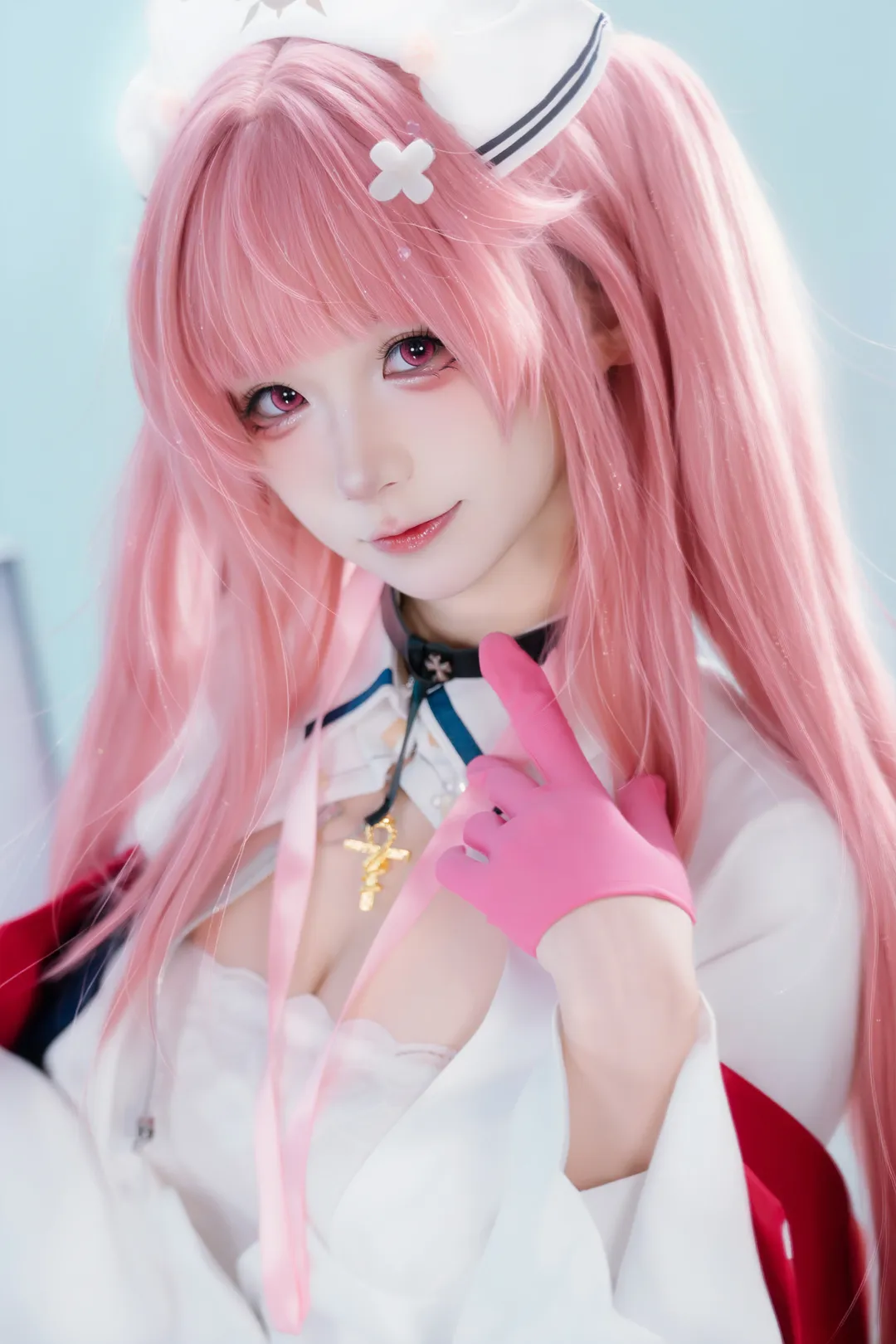 cosplay, 碧蓝航线, 白丝, 护士服, 英仙座cos - 第1张