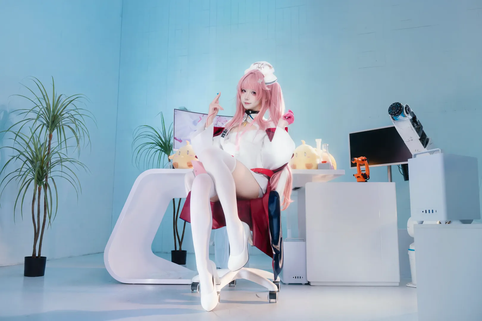 二次元摄影, 碧蓝航线, 护士服, 英仙座cos, 丝袜 - 第6张