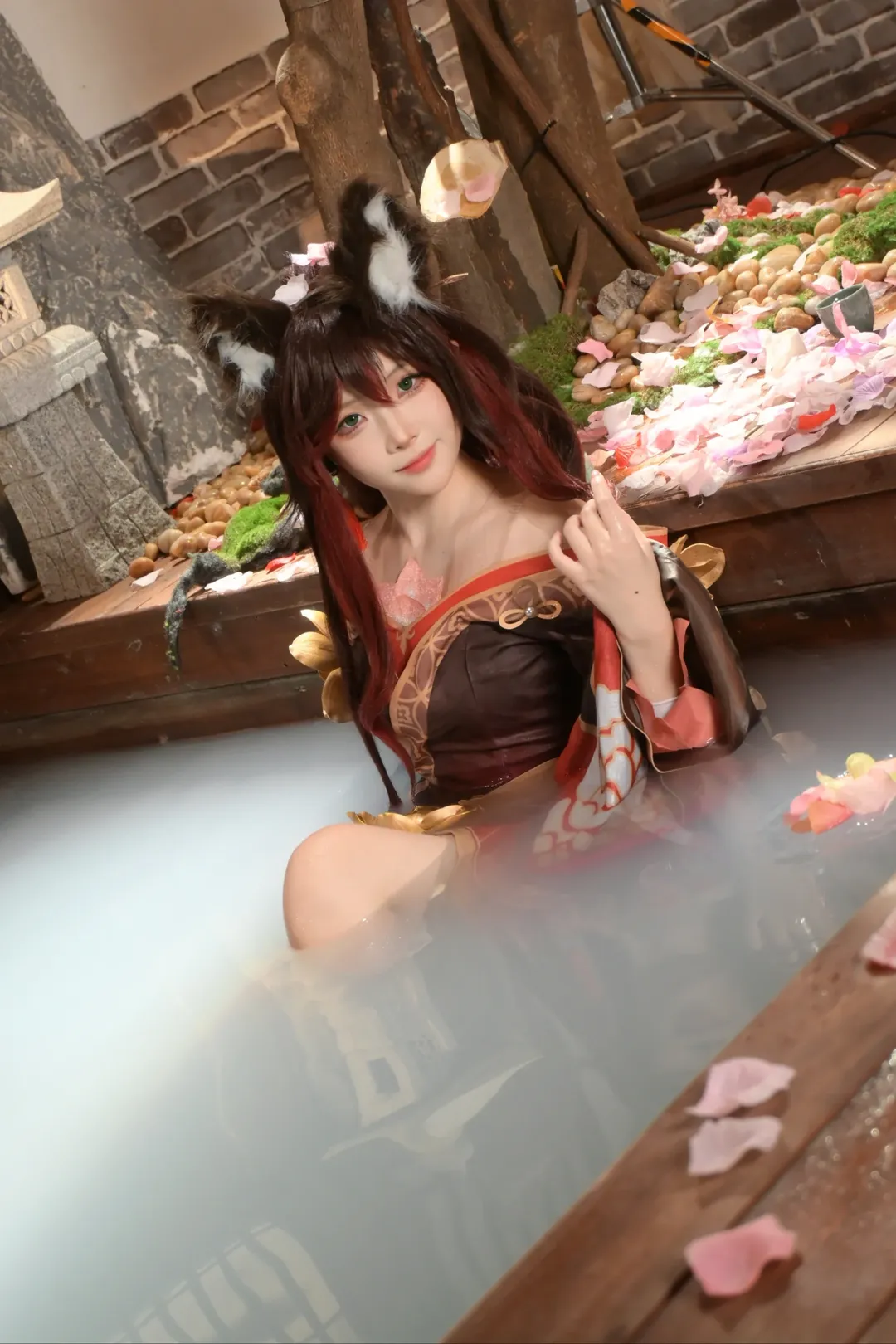 帰忘の流離人コスプレ, コスプレ, 崩壊：スターレイル, 獣耳少女, 古風写真 - 2枚目