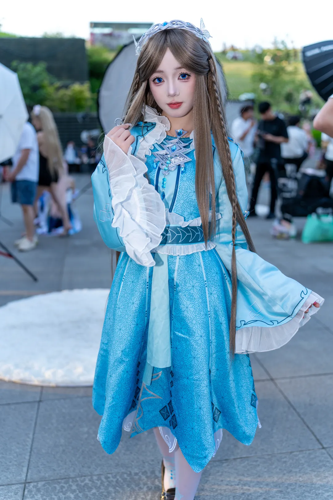 cosplay, 漫展, 斗罗大陆, 白丝, 宁荣荣cos - 第2张