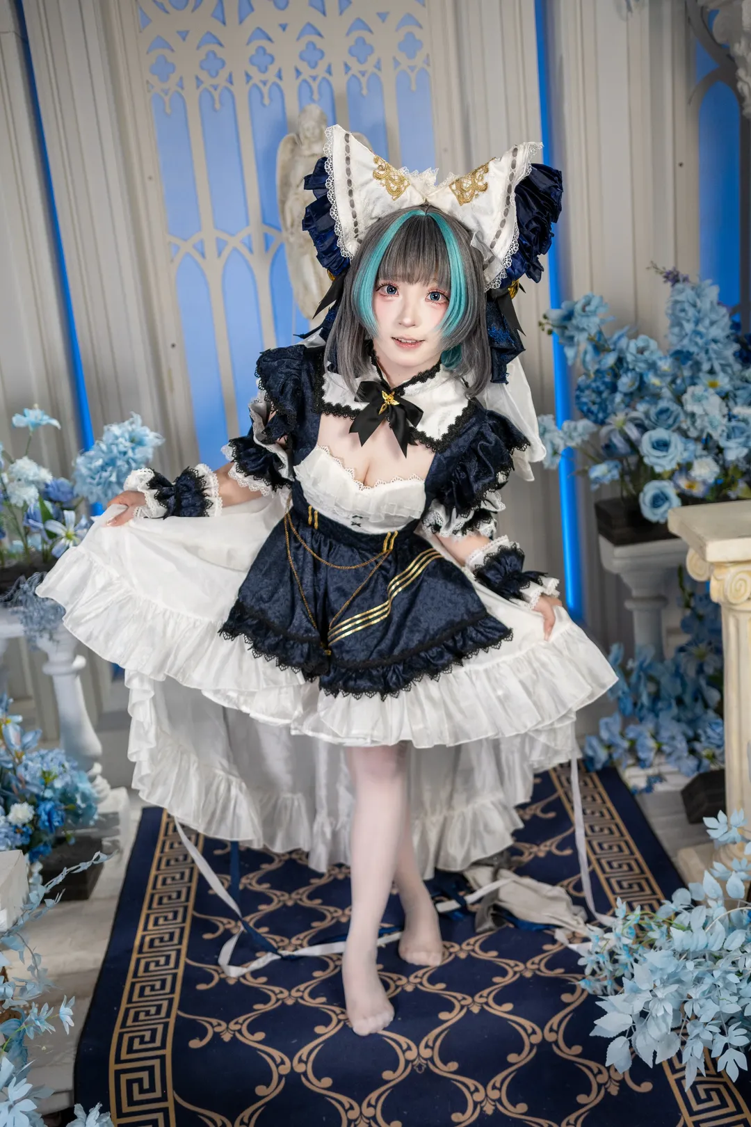 柴郡cos, 碧蓝航线, 女仆装, 二次元cos, cosplay摄影 - 第1张
