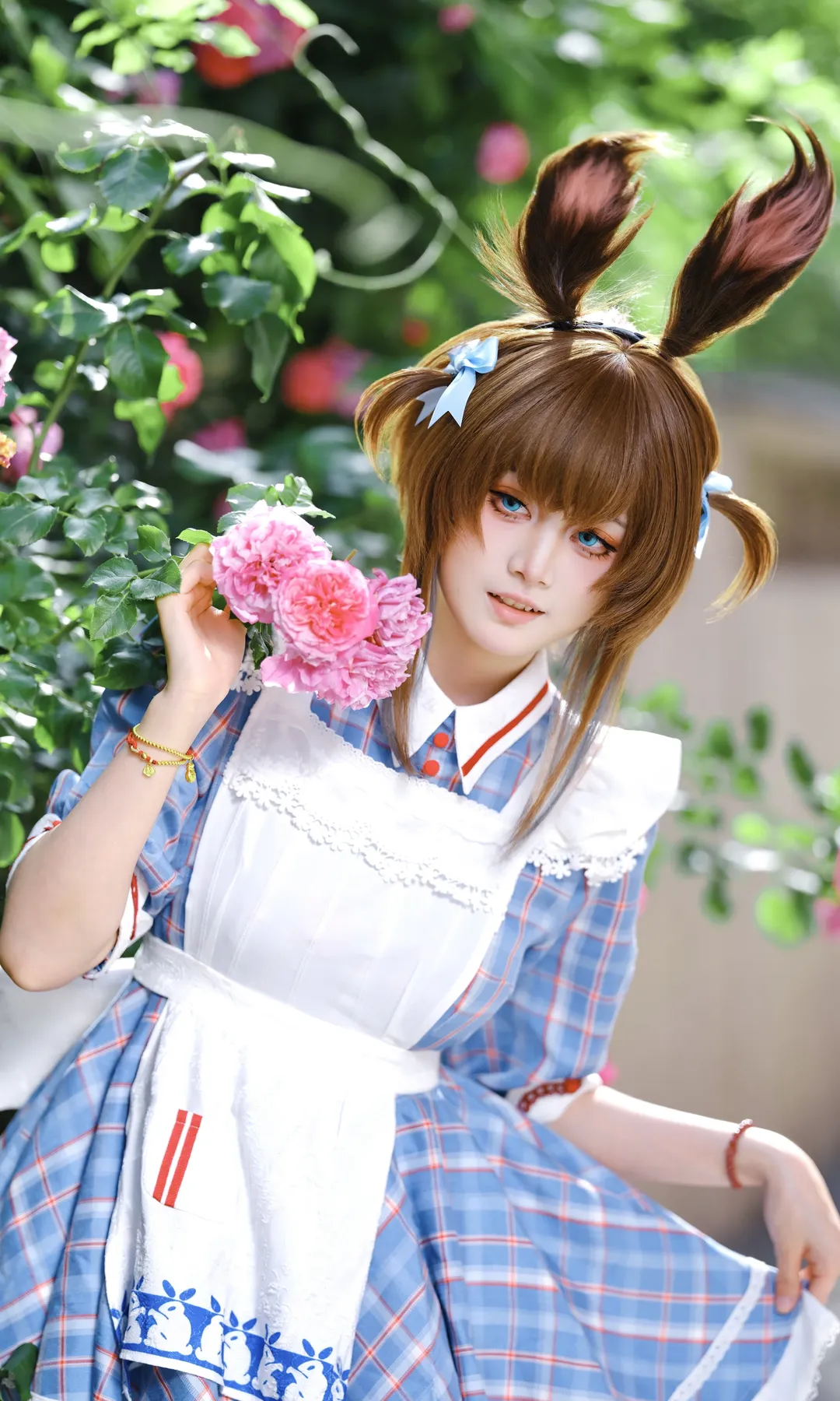 アークナイツ, アーミヤ コスプレ, 白ストッキング, ホワイトラビット コラボ, 甘い記憶の反響 コスプレ - 2枚目