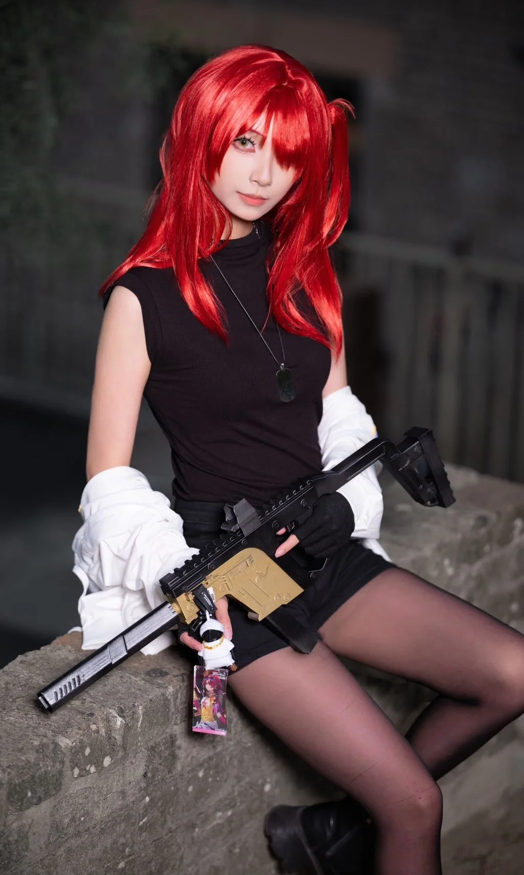 コスプレ, アークナイツ, 新約エクシアコスプレ, ストッキング, クリエイター応援計画