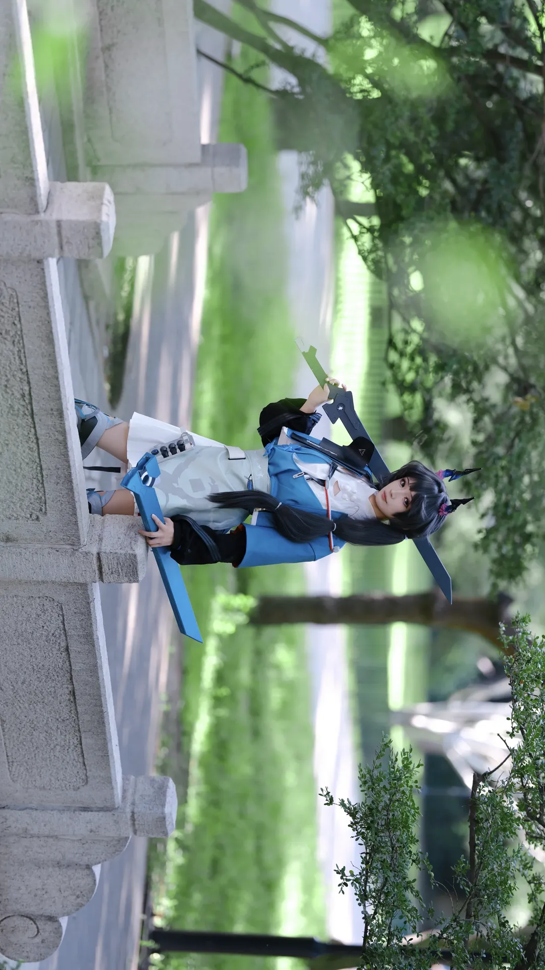 明日方舟终末地, 园林摄影, 户外外景, 陈千语cos, 人景合一 - 第2张