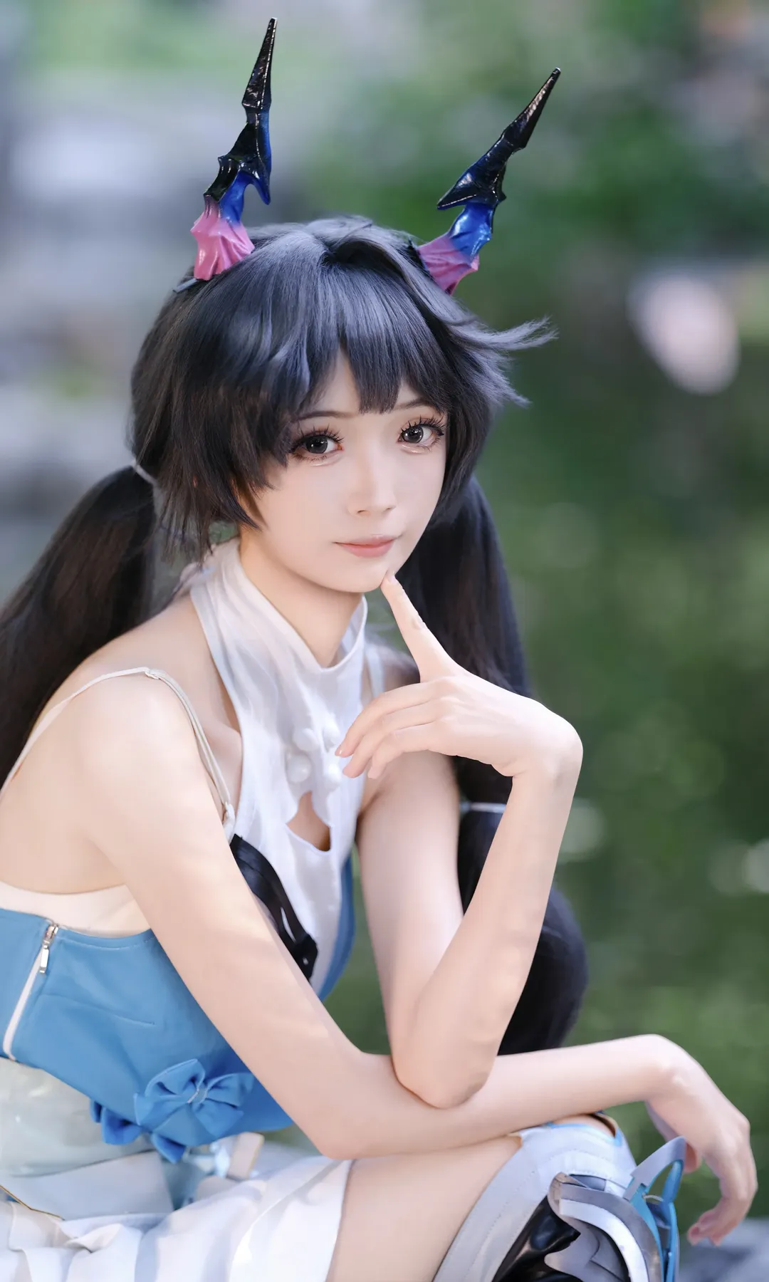 户外摄影, 明日方舟终末地, 游戏cosplay, 二次元美少女, 陈千语cos