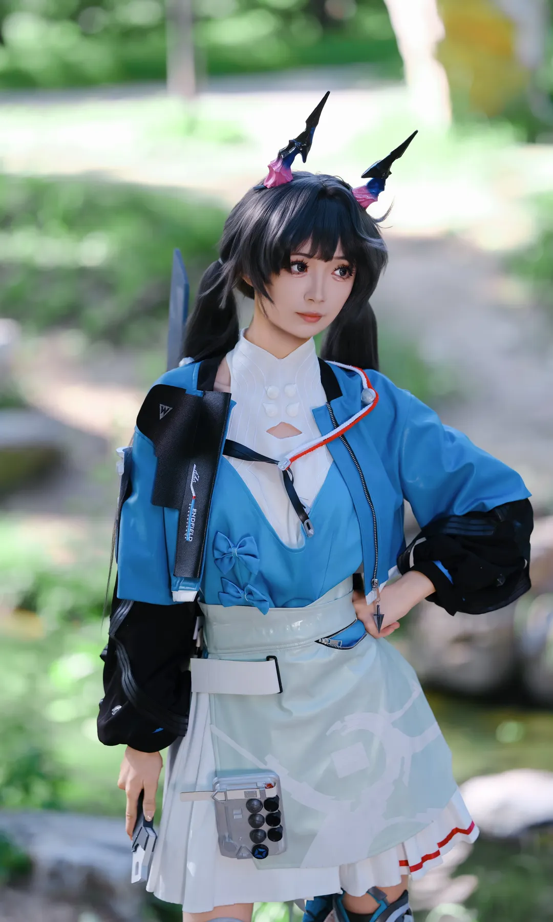 户外摄影, 明日方舟终末地, 游戏cosplay, 二次元美少女, 陈千语cos - 第2张