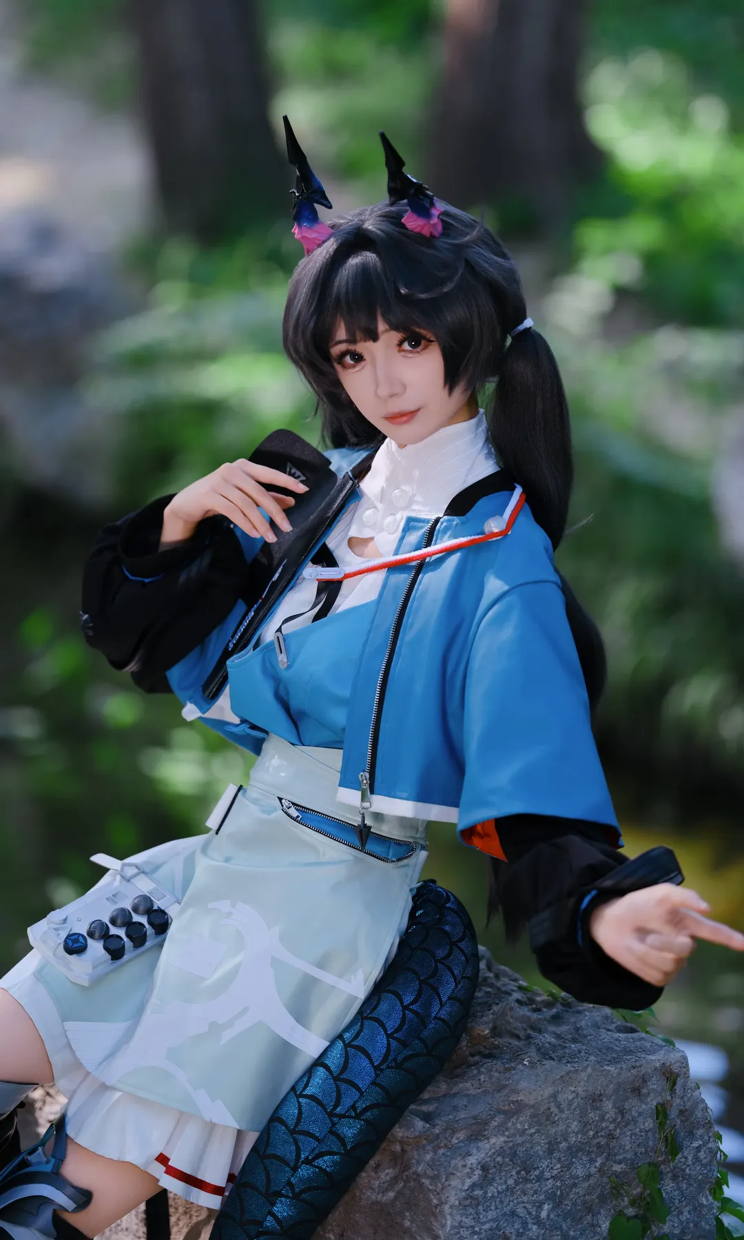 户外摄影, 明日方舟终末地, 游戏cosplay, 二次元美少女, 陈千语cos - 第6张