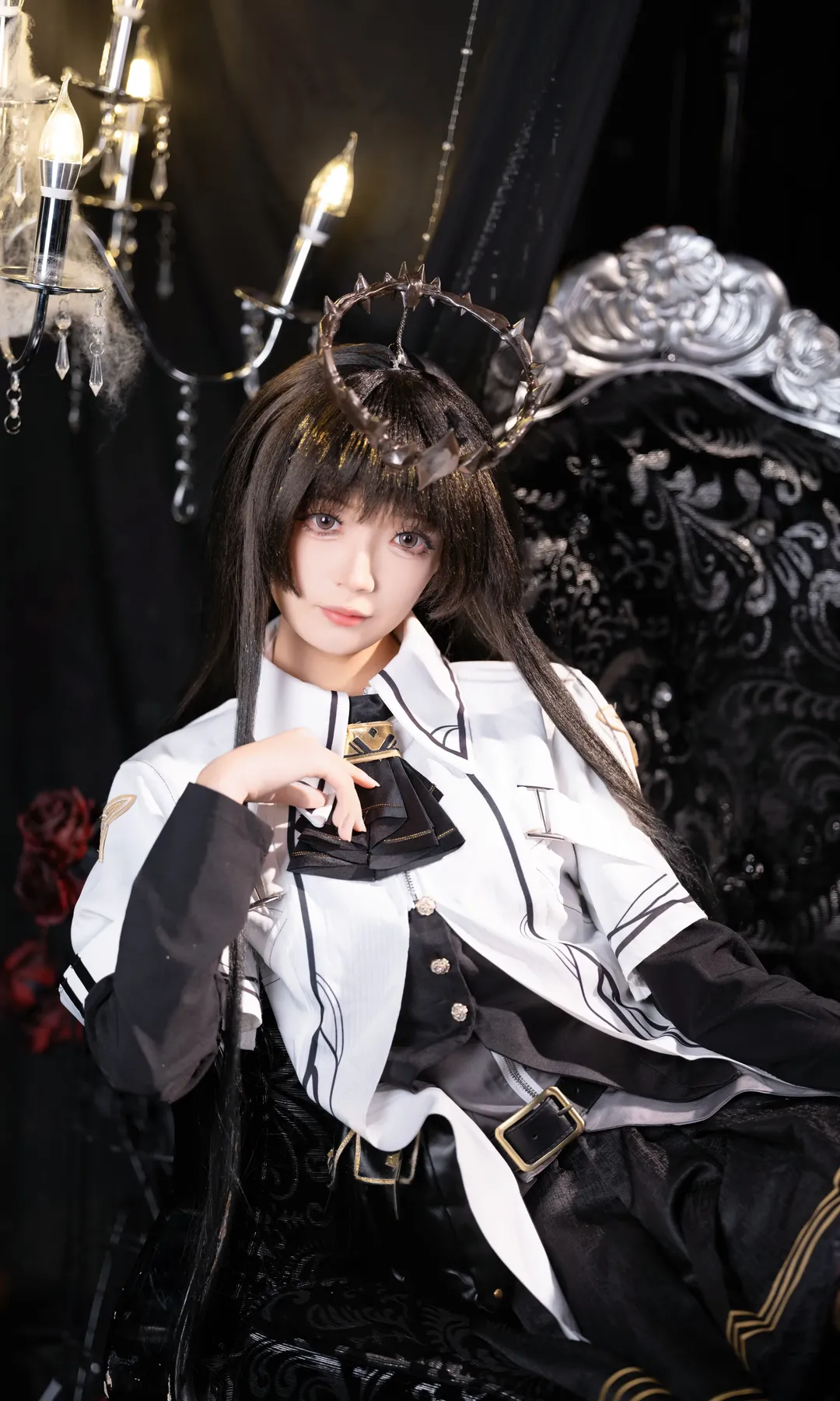 アークナイツ, ゲームコスプレ, 黒ストッキング, コスプレコーディネート, アルトリア コスプレ - 3枚目