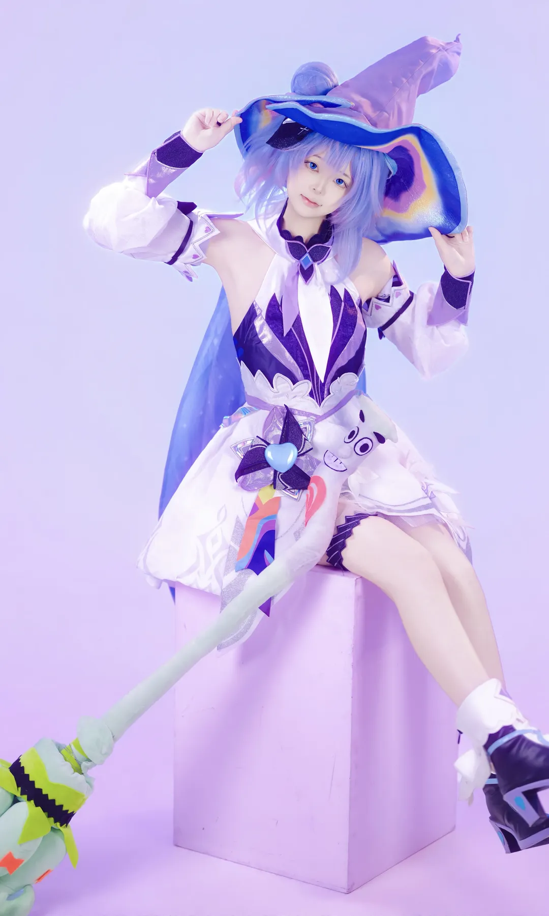 cosplay, 王者荣耀, 小乔cos, 小乔时之魔女cos, 紫色魔法 - 第2张