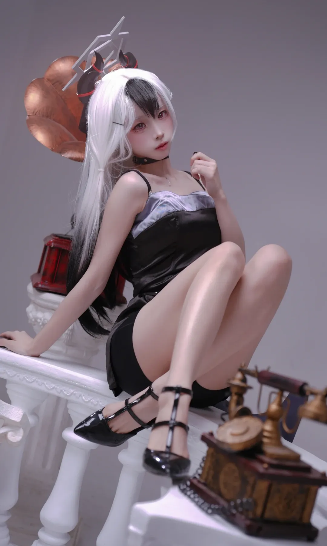 ブルーアーカイブ, 二次元コスプレ, カヨココスプレ, 礼服写真, レトロ美学