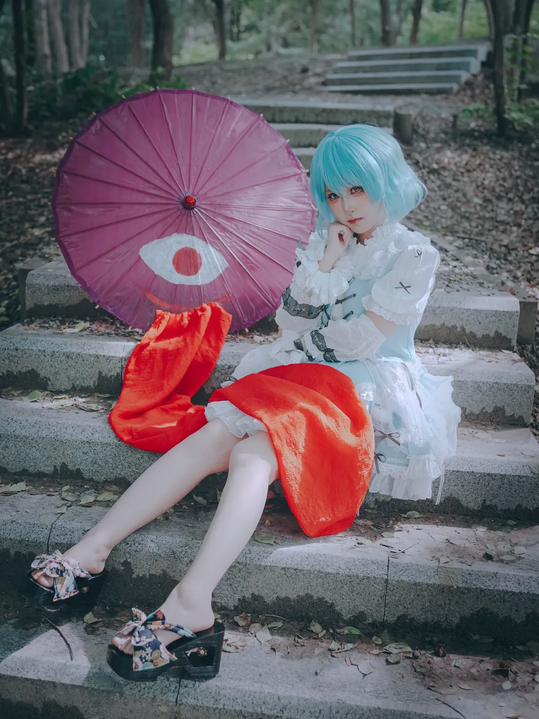 東方project, 多多良小傘cos, 角色扮演攝影, 東方星蓮船, 戶外角色扮演