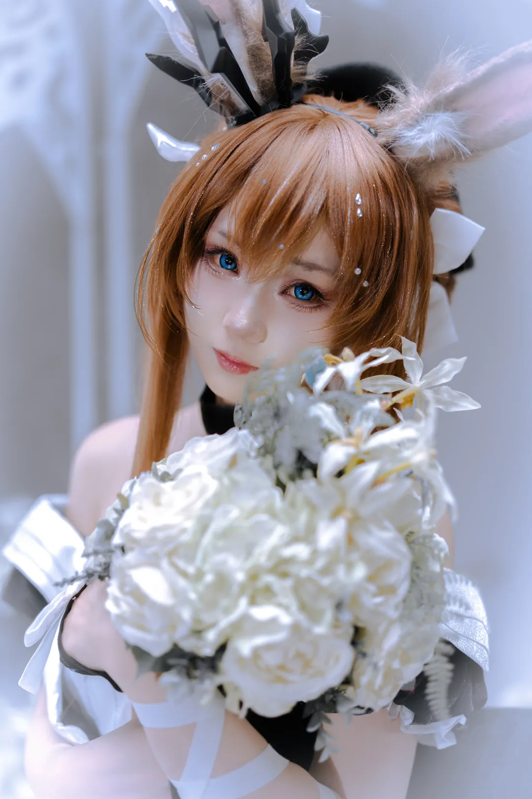アークナイツ, アーミヤ コスプレ, コスプレコーディネート, 獣耳スタイル, スタジオ撮影のシェア - 1枚目