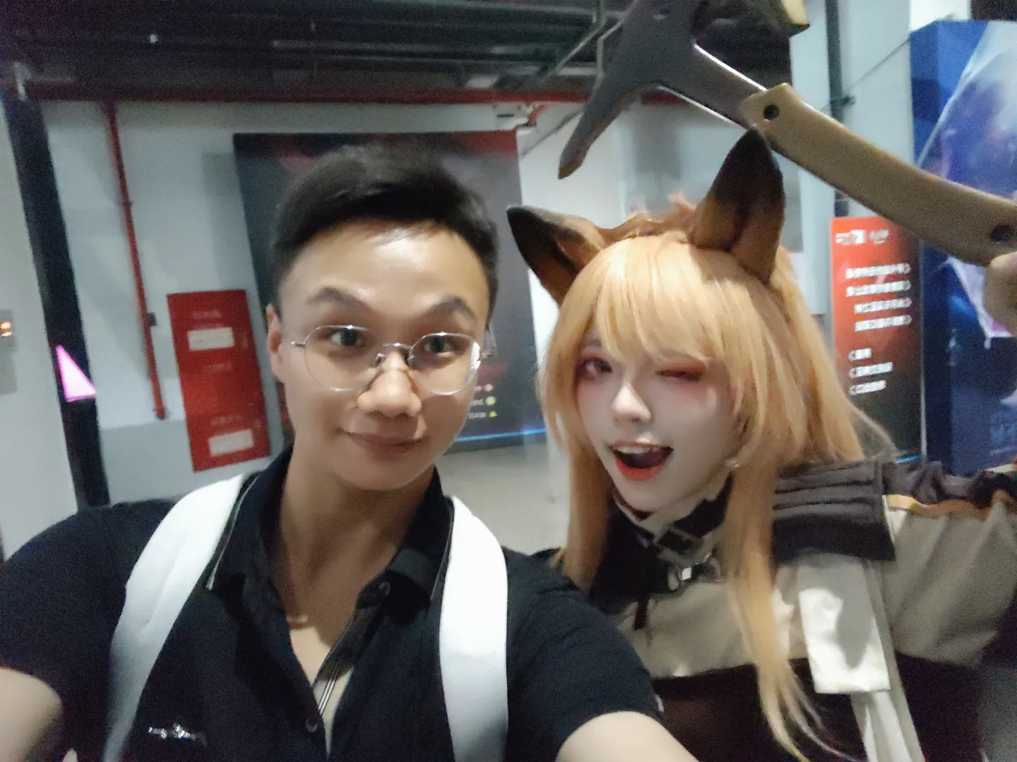 漫展, 明日方舟, 水月cos, 丝袜, 展台 - 第12张
