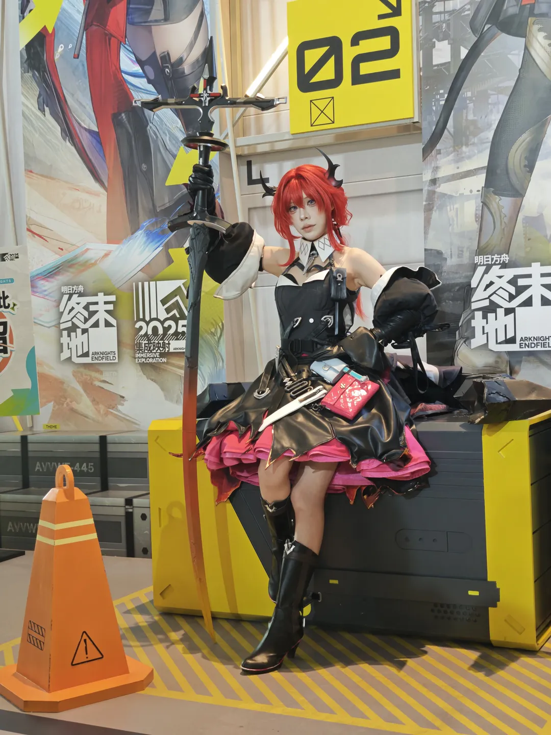 漫展, 明日方舟, 水月cos, 丝袜, 展台 - 第13张