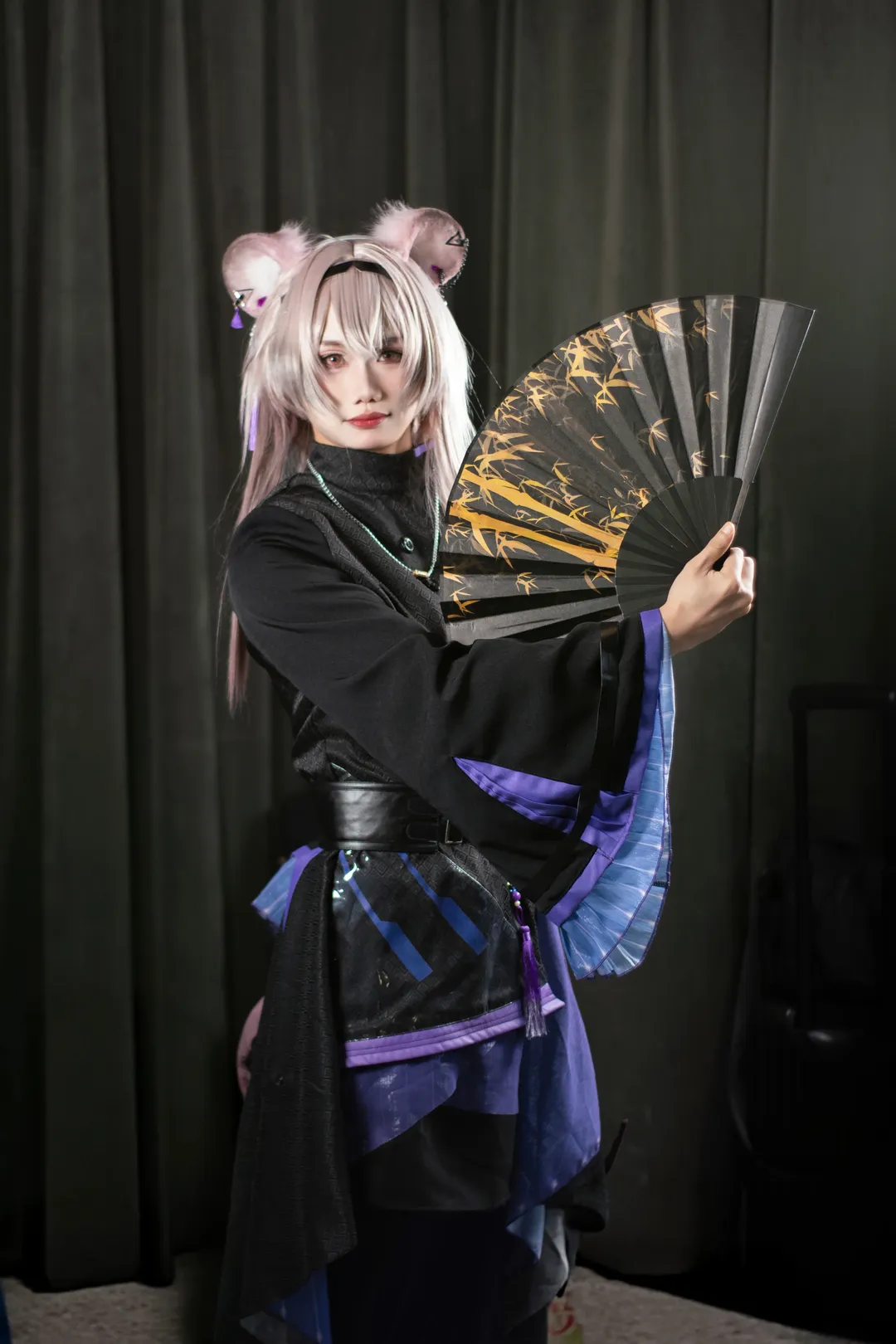 场照, 明日方舟, 上海漫展, 林雨霞cos, 折扇 - 第2张