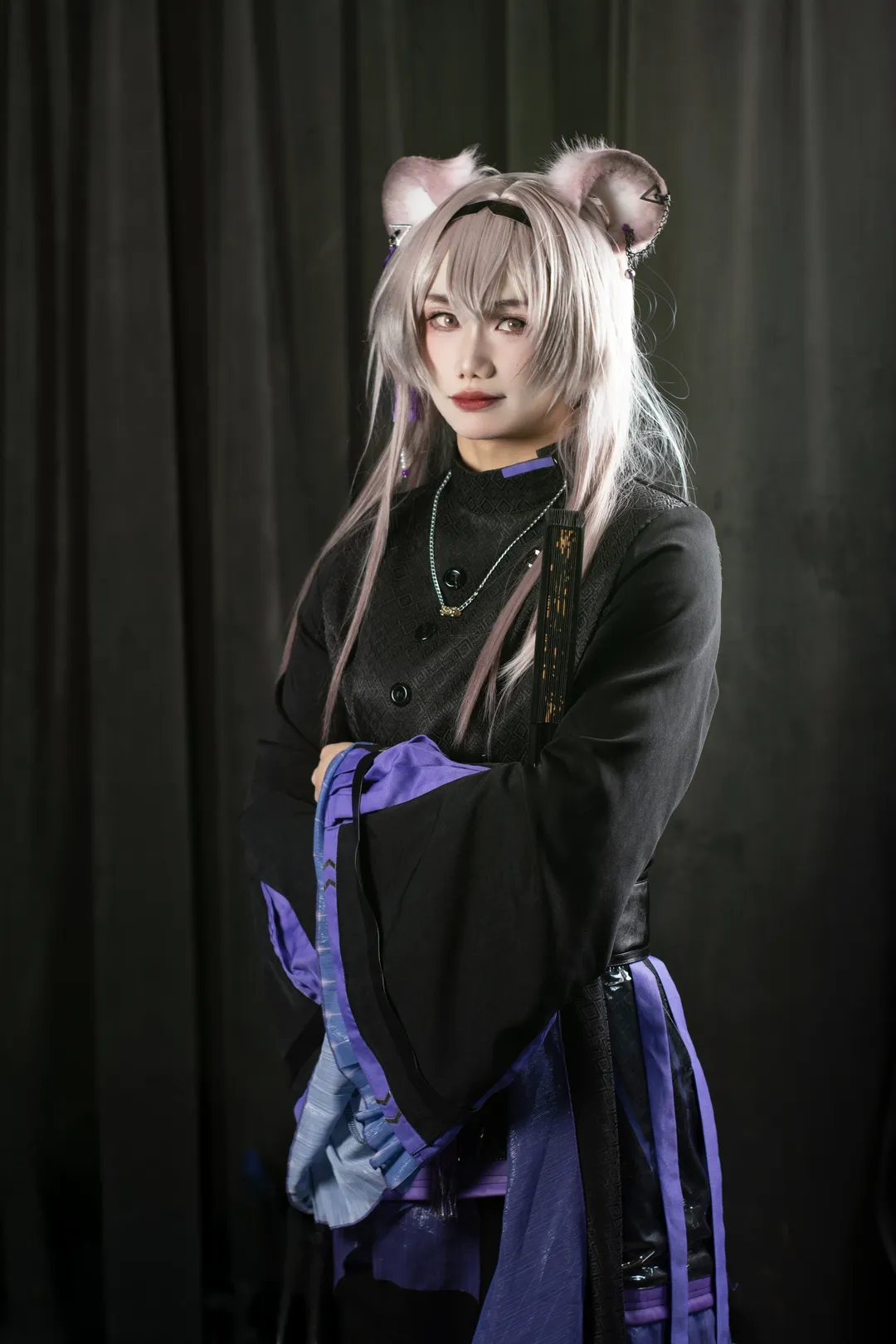 场照, 明日方舟, 上海漫展, 林雨霞cos, 折扇 - 第3张