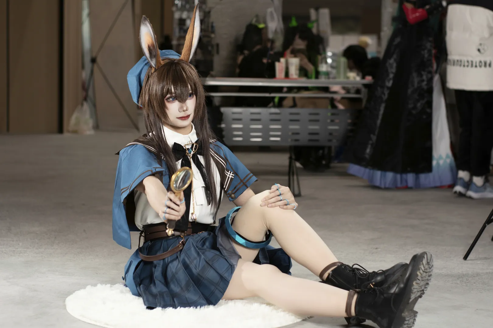 漫展场照, cosplay穿搭, 明日方舟cos, 杭州舟only, 兔耳侦探 - 第1张