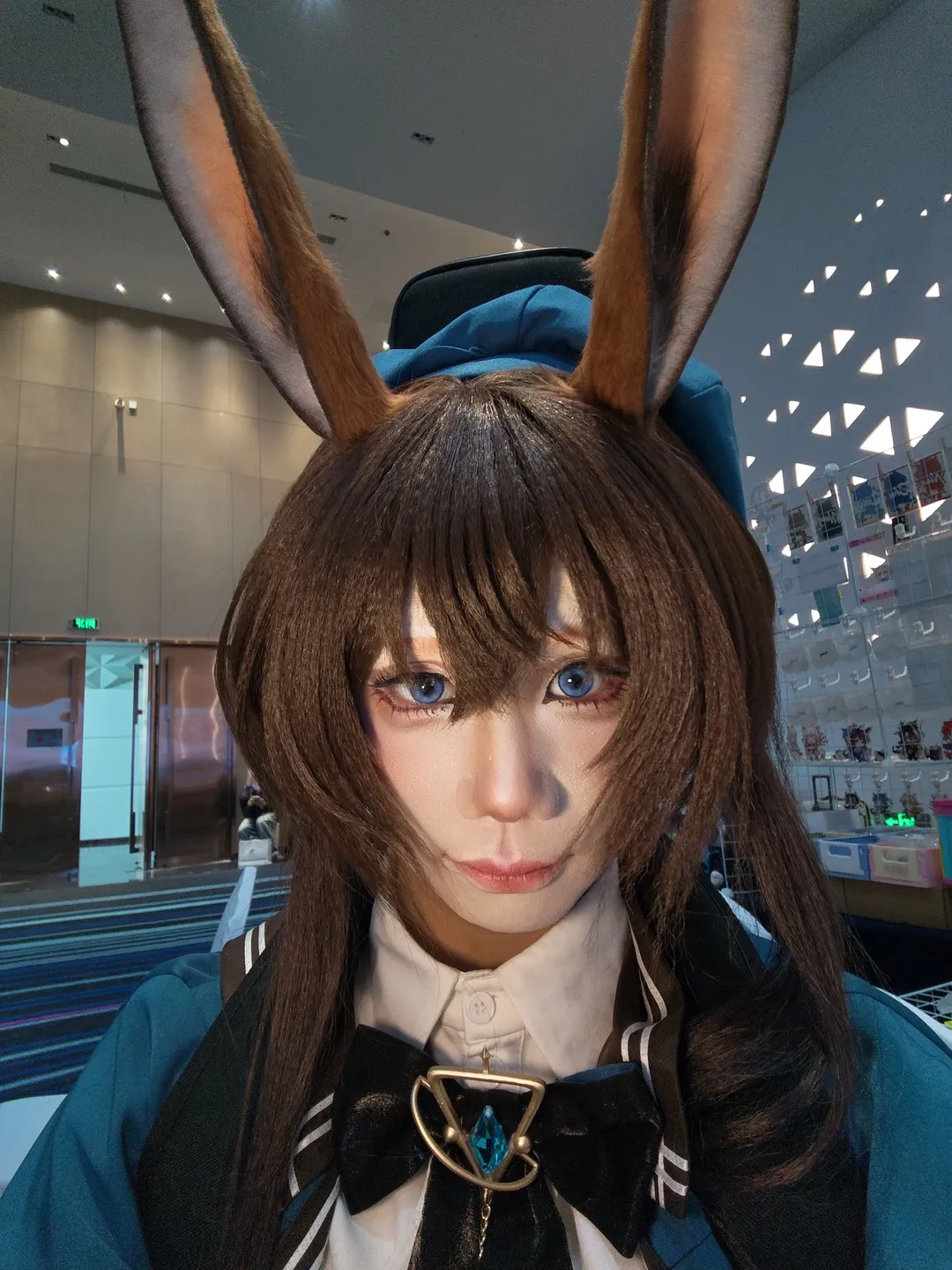 Arknights, Amiya cosplay, Casual cosplay, Kemonomimi girl, Nanjing Airport Anime Convention