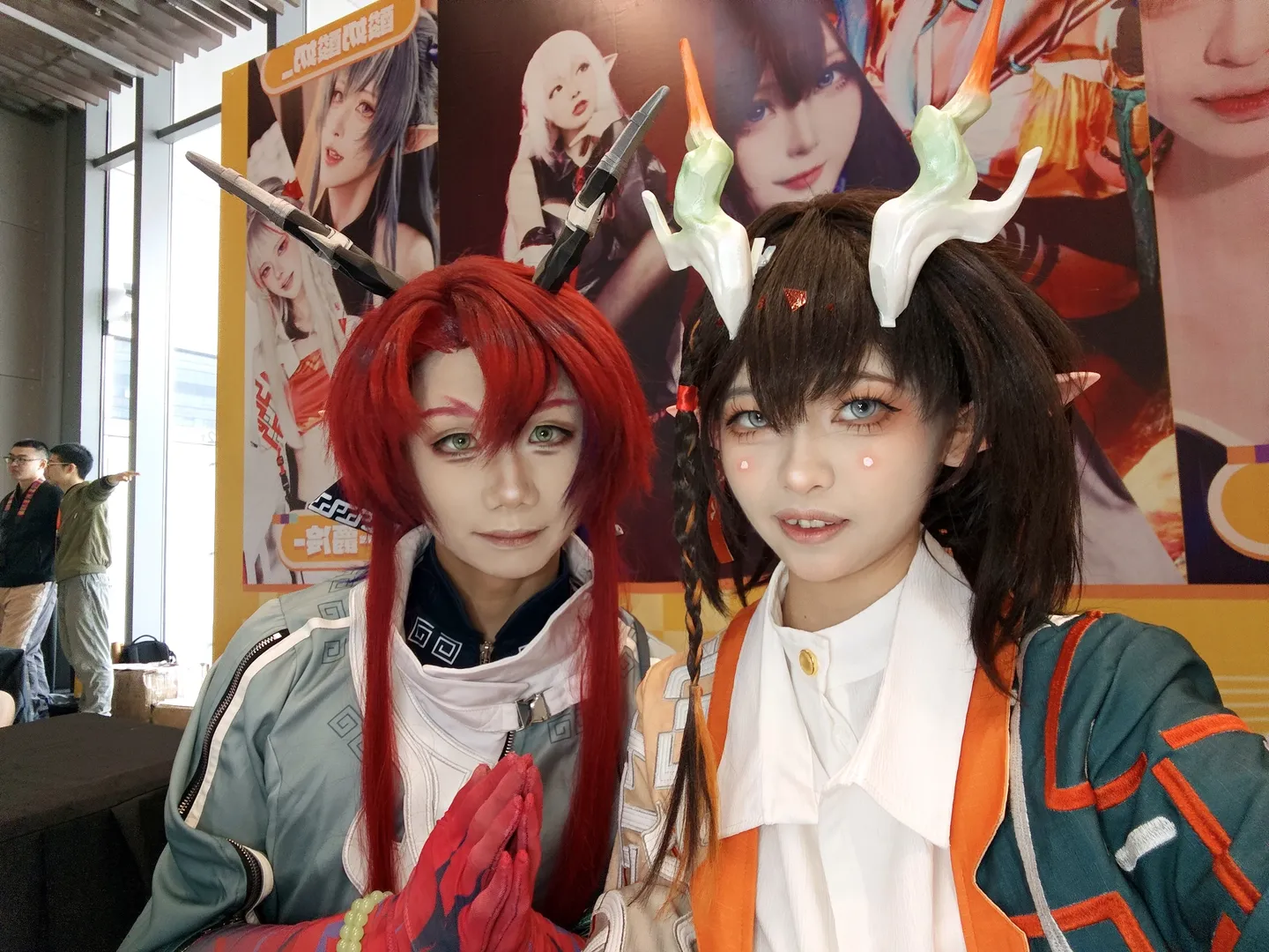 Arknights, Yu cosplay, Jie cosplay, Detective bunny cosplay, Ambience Synesthesia convention