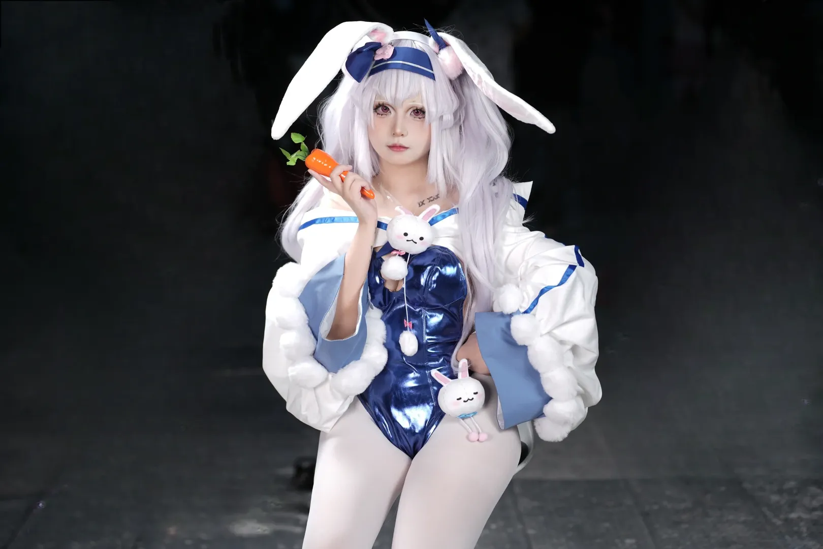 碧蓝航线, 漫展返图, 拉菲cos, 白丝穿搭, 兔女郎cosplay