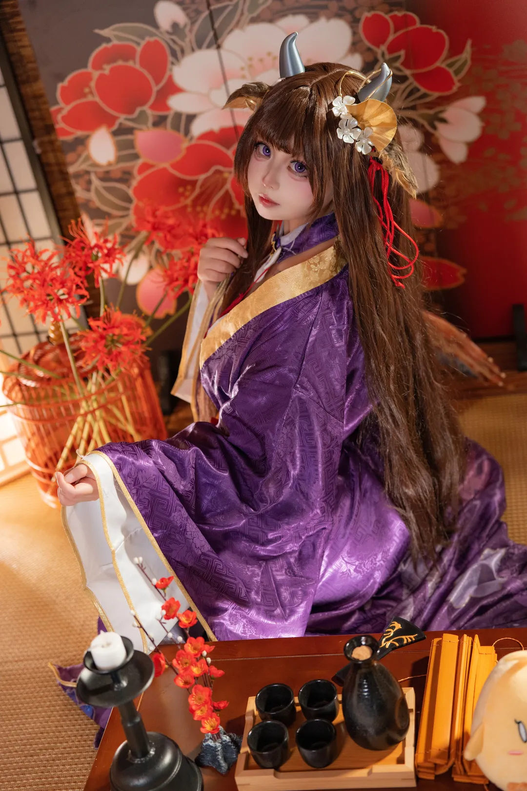 碧蓝航线, 二次元cosplay, 和风Cosplay, 樫野牛牛cos, 牛角造型cosplay - 第1张