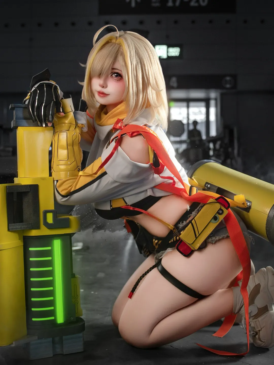 二次元, cosplay, 胜利女神nikke, 伊莱格cos, 机械风格 - 第1张