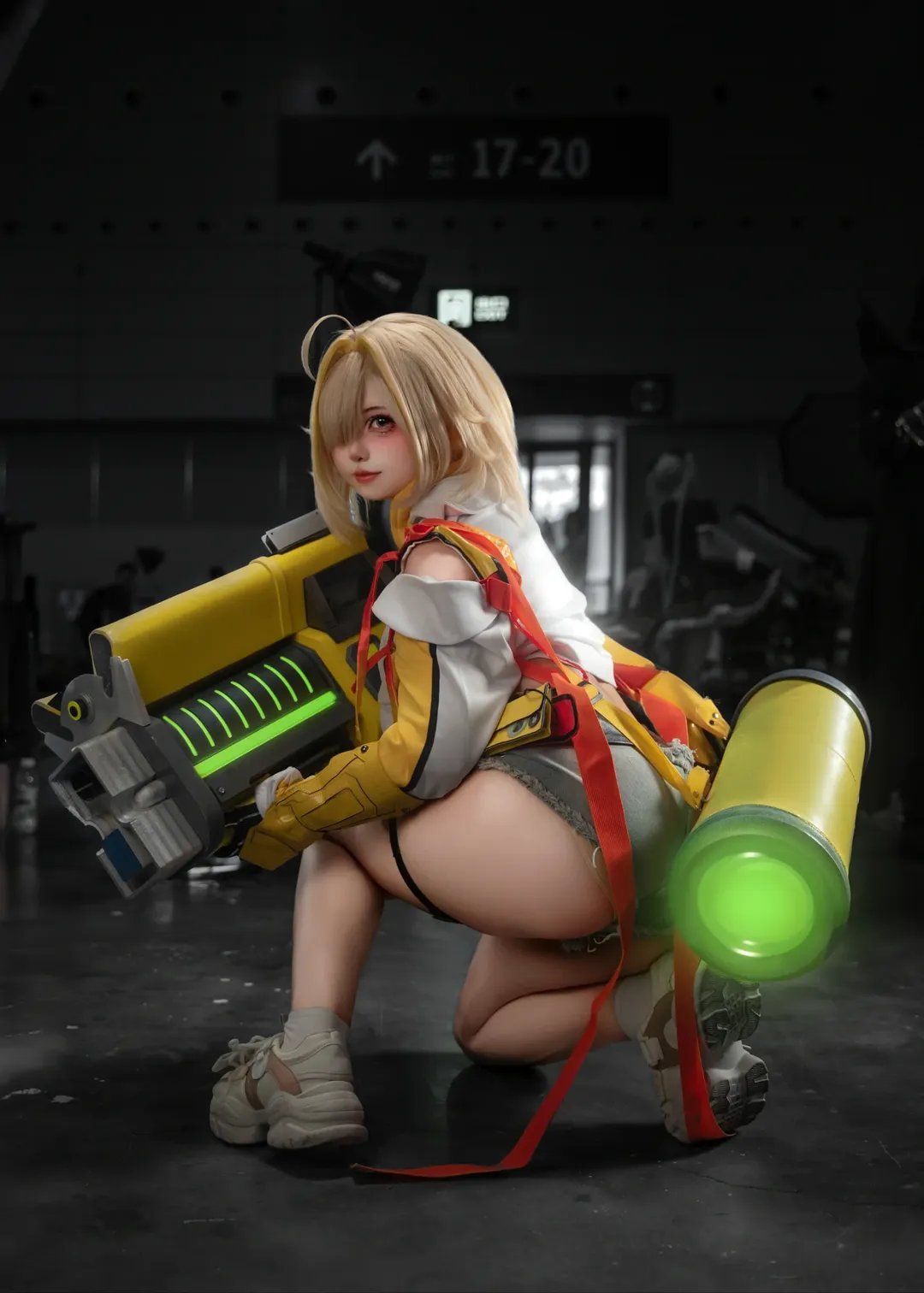 二次元, cosplay, 胜利女神nikke, 伊莱格cos, 机械风格