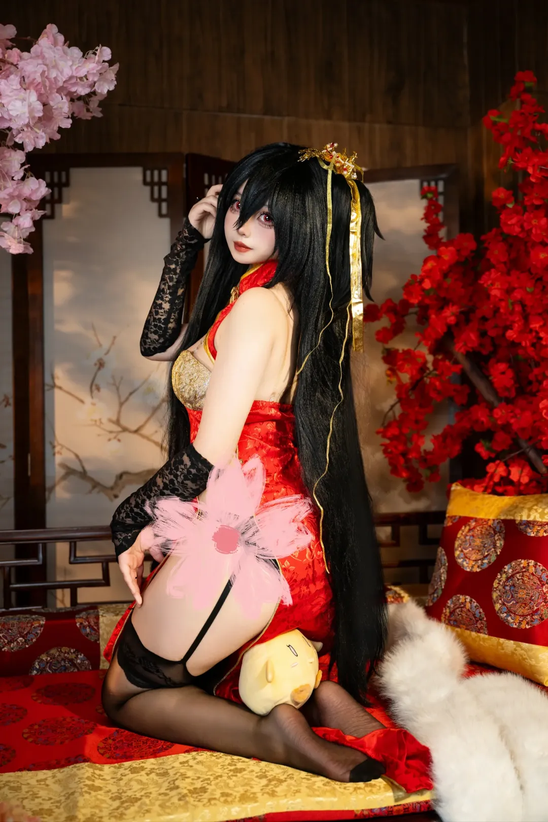 碧蓝航线, 氛围感摄影, 二次元cosplay, 大凤cos, 丝袜穿搭