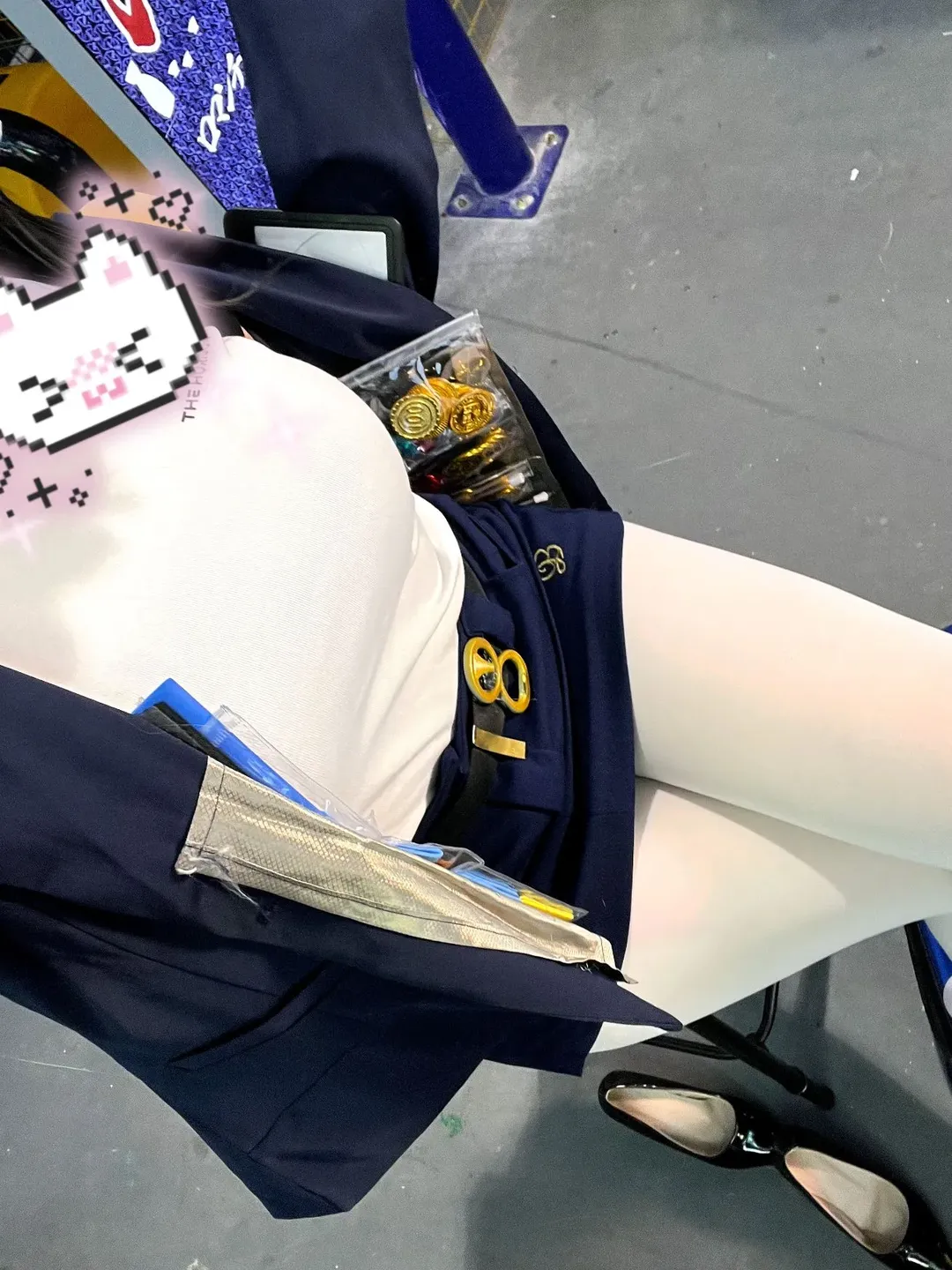 cosplay, 白丝, 胜利女神nikke, 索拉cos, 玉面手雷王 - 第1张