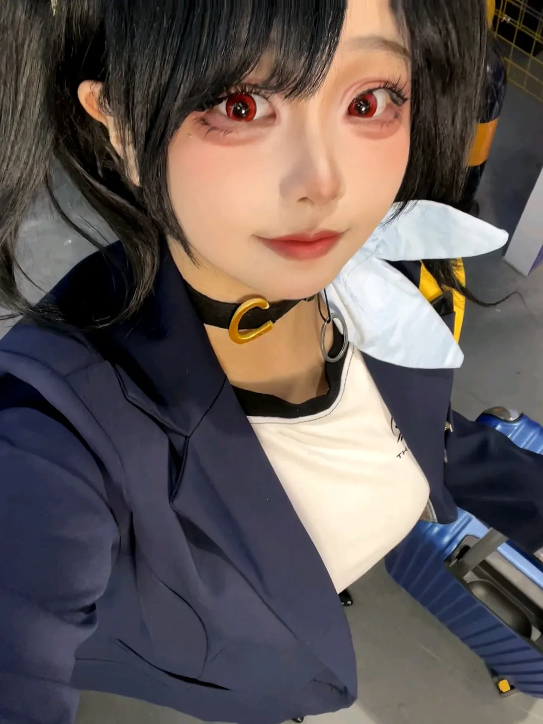 cosplay, 白丝, 胜利女神nikke, 索拉cos, 玉面手雷王 - 第3张