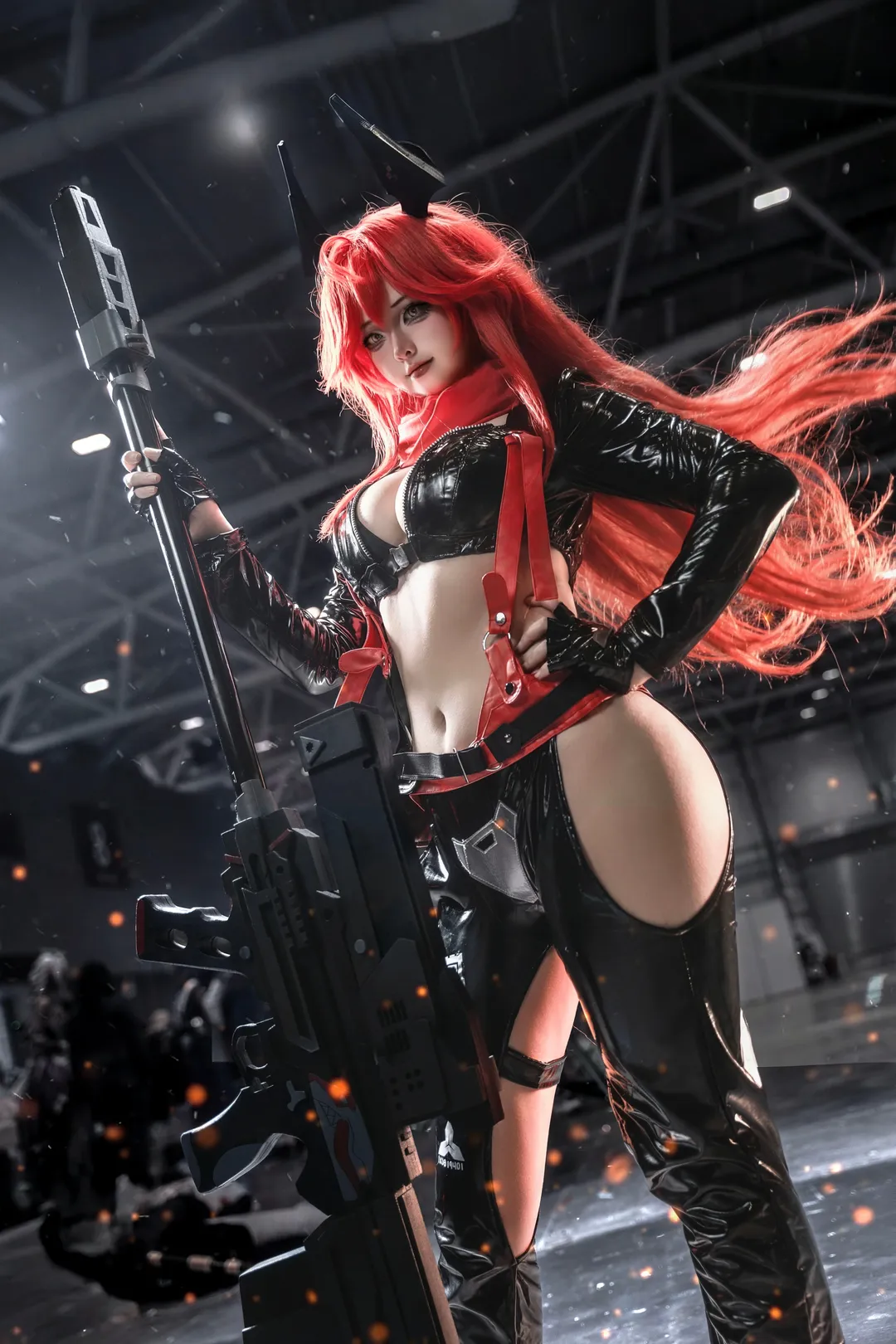 二次元, 勝利の女神：NIKKE, アニメイベントのコスプレ, レッドフード コスプレ, エナメル - 1枚目