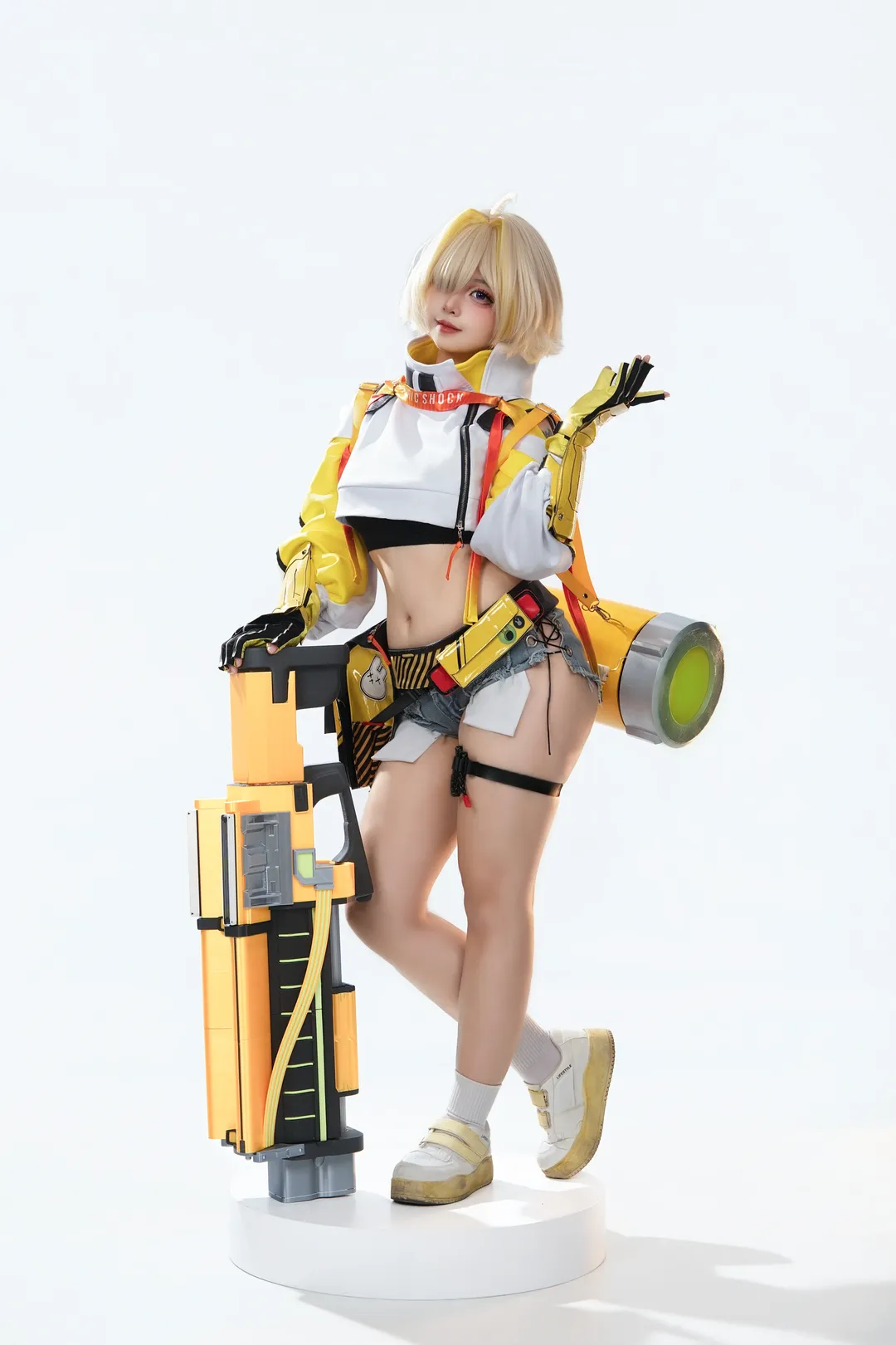 二次元, 胜利女神Nikke, 肉腿, 伊莱格cos, 机械风cos - 第4张