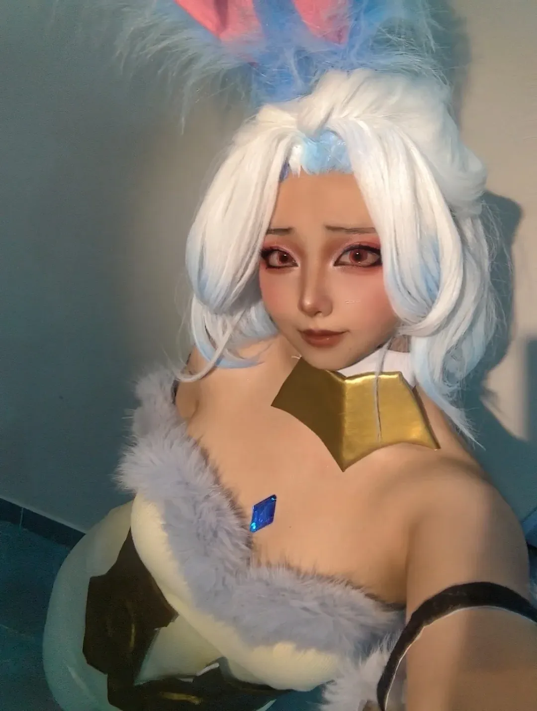 cosplay, 游戏角色还原, 守望先锋, 白毛假发, 金驭cos