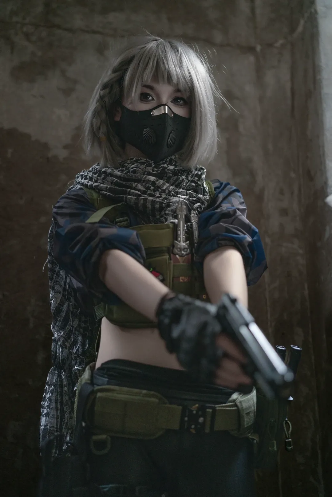 二次元撮影, 麦暁雯コスプレ, デルタフォース, タクティカルスタイルコスプレ, ハードコアコーデ - 1枚目