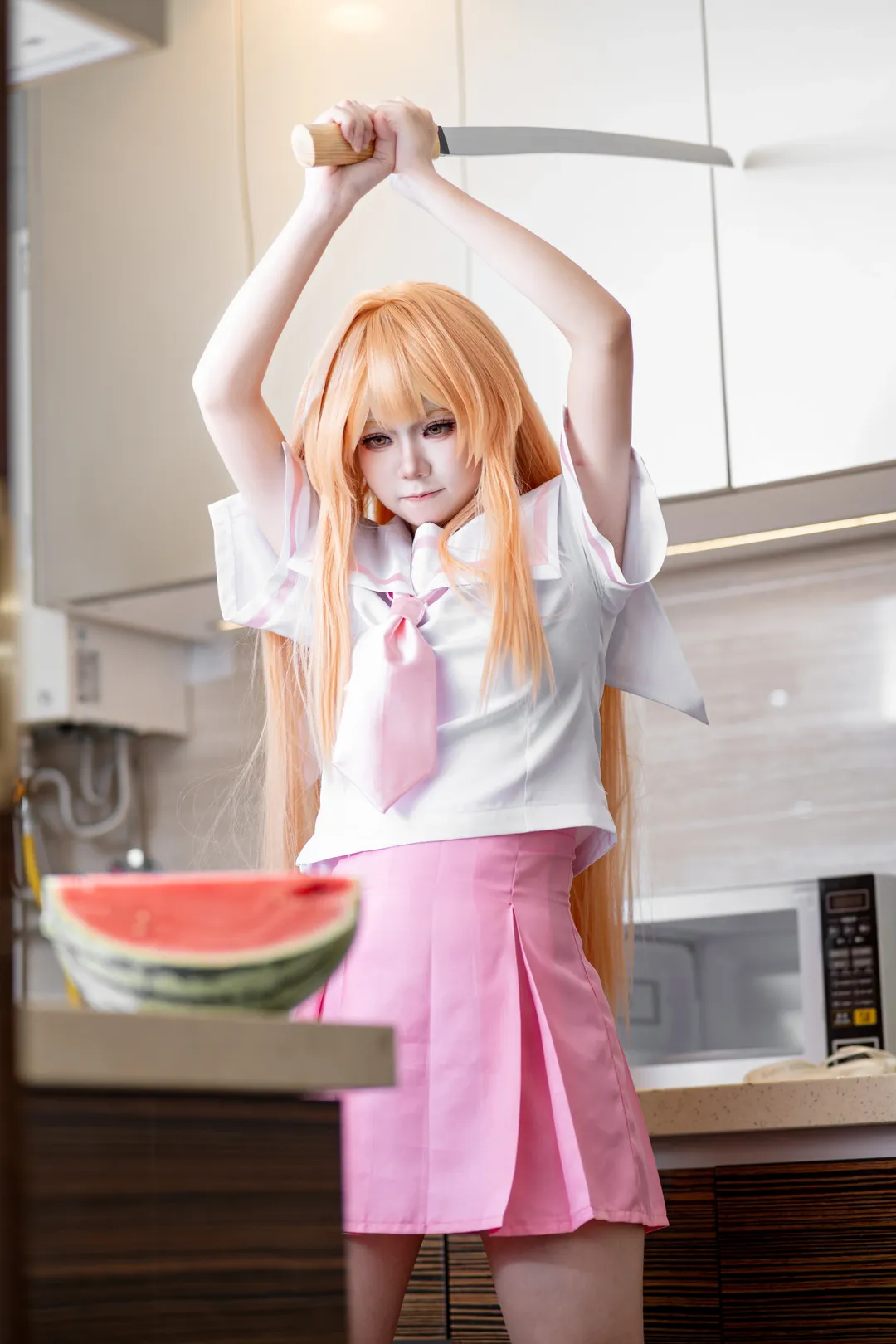 二次元コスプレ, セーラー服, 白ニーソコーデ, 瀬戸燦コスプレ, 瀬戸の花嫁 - 2枚目