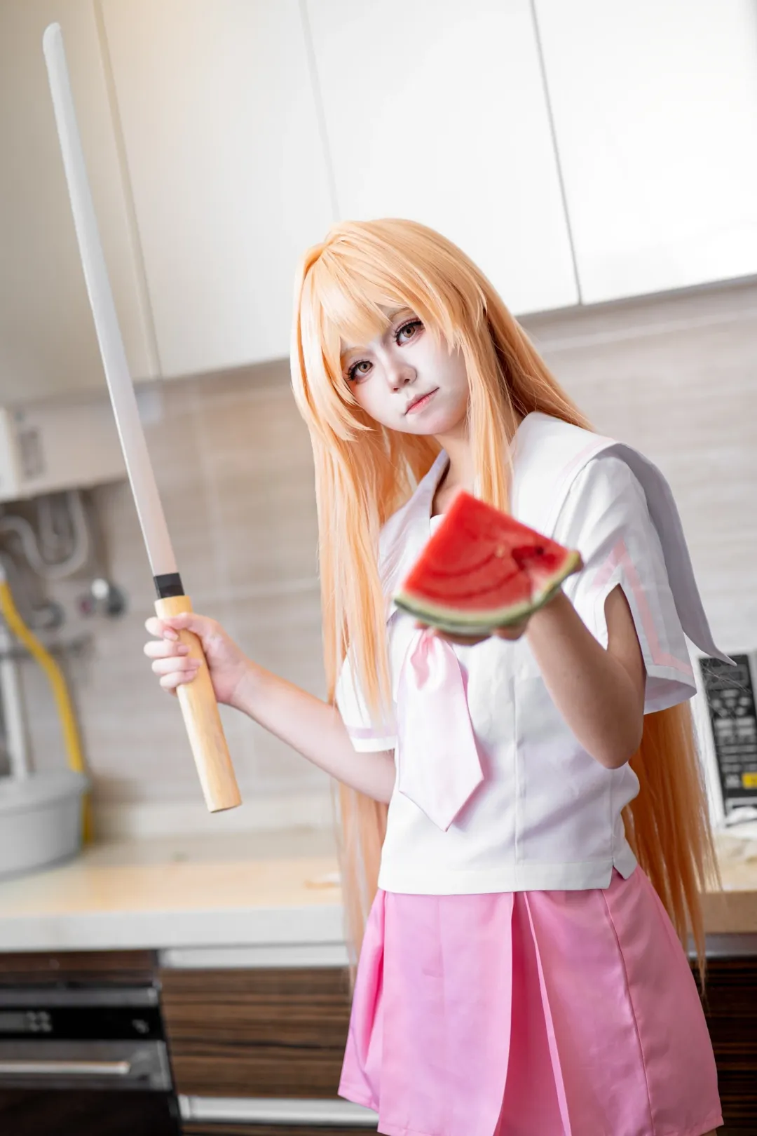二次元コスプレ, セーラー服, 白ニーソコーデ, 瀬戸燦コスプレ, 瀬戸の花嫁 - 3枚目