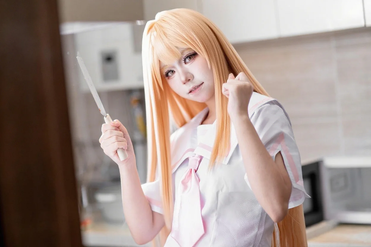 二次元コスプレ, セーラー服, 白ニーソコーデ, 瀬戸燦コスプレ, 瀬戸の花嫁 - 4枚目