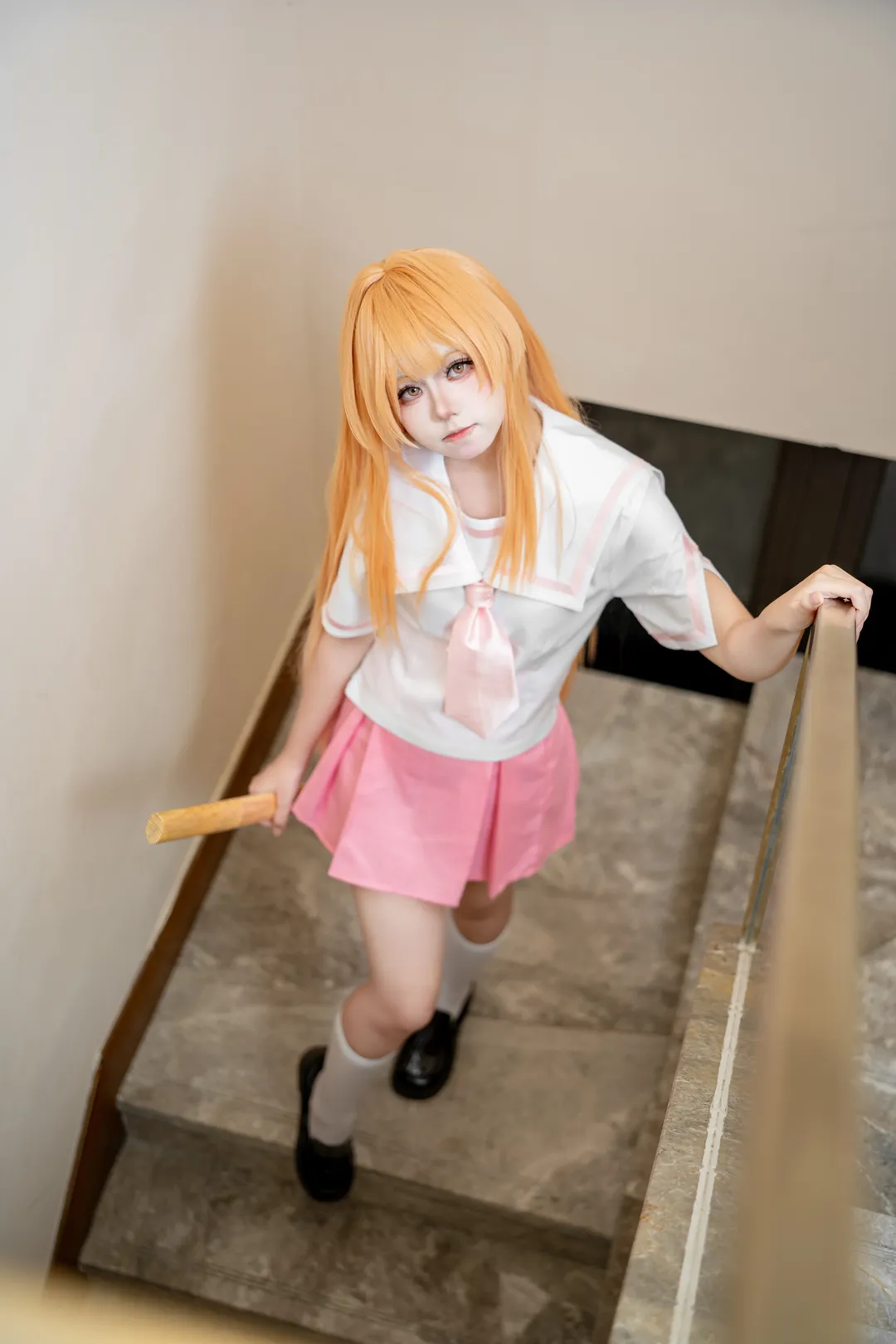 二次元cosplay, 水手服, 白丝穿搭, 濑户灿cos, 濑户的花嫁