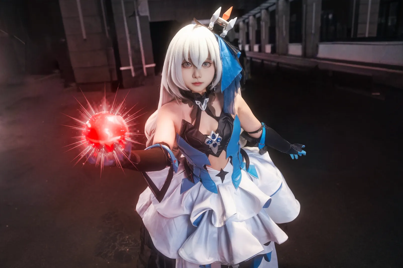cosplay, 赛博朋克, 白丝, 布洛妮娅cos, 机甲少女 - 第10张