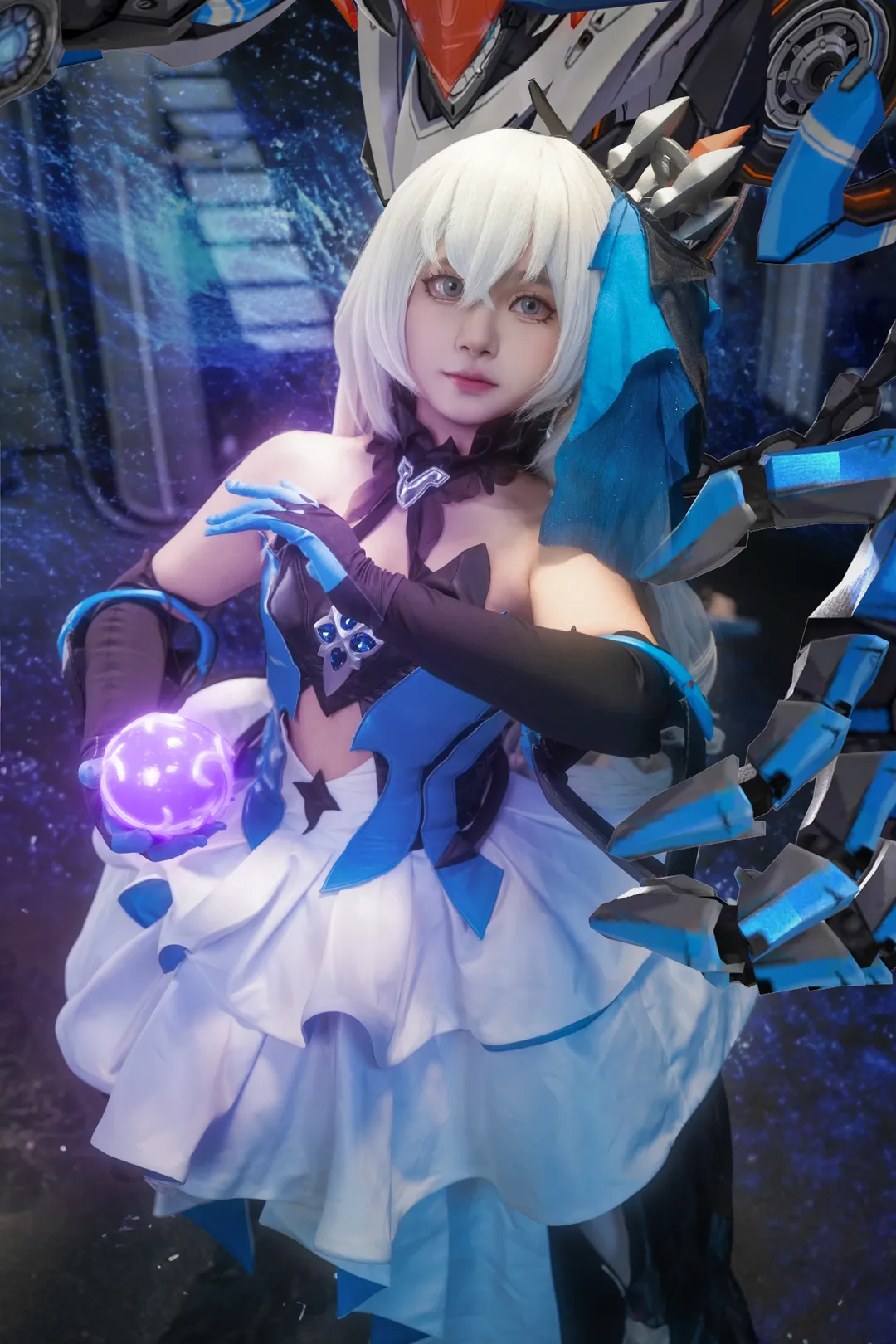 cosplay, 赛博朋克, 白丝, 布洛妮娅cos, 机甲少女 - 第8张