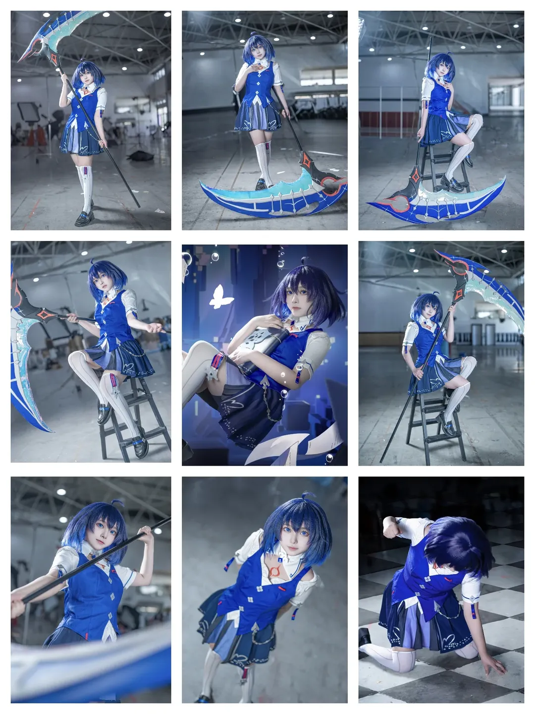 cosplay, 希儿cos, 绀海之忆, 崩坏三, 白丝 - 第1张