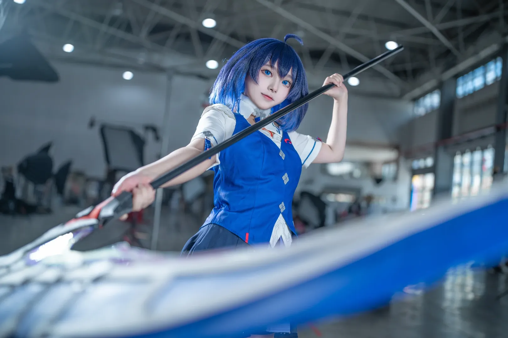 cosplay, 希儿cos, 绀海之忆, 崩坏三, 白丝 - 第8张
