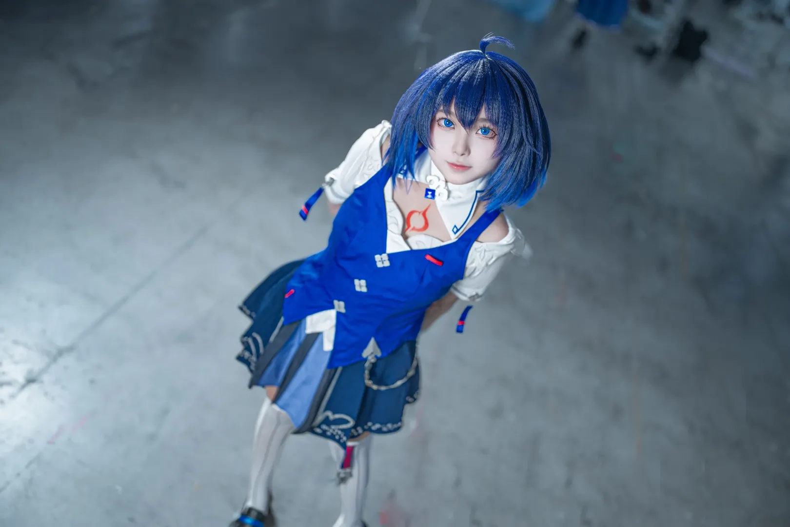 cosplay, 希儿cos, 绀海之忆, 崩坏三, 白丝 - 第9张