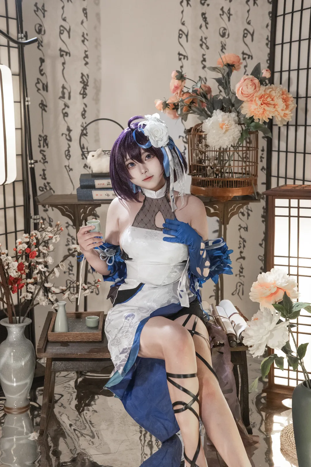 角色扮演, 崩坏三, cosplay正片, 国风cos, 希儿墨染镜华cos