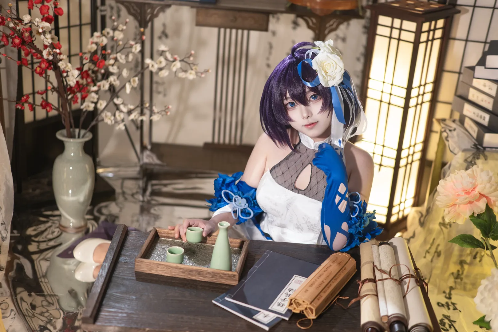 角色扮演, 崩坏三, cosplay正片, 国风cos, 希儿墨染镜华cos - 第5张