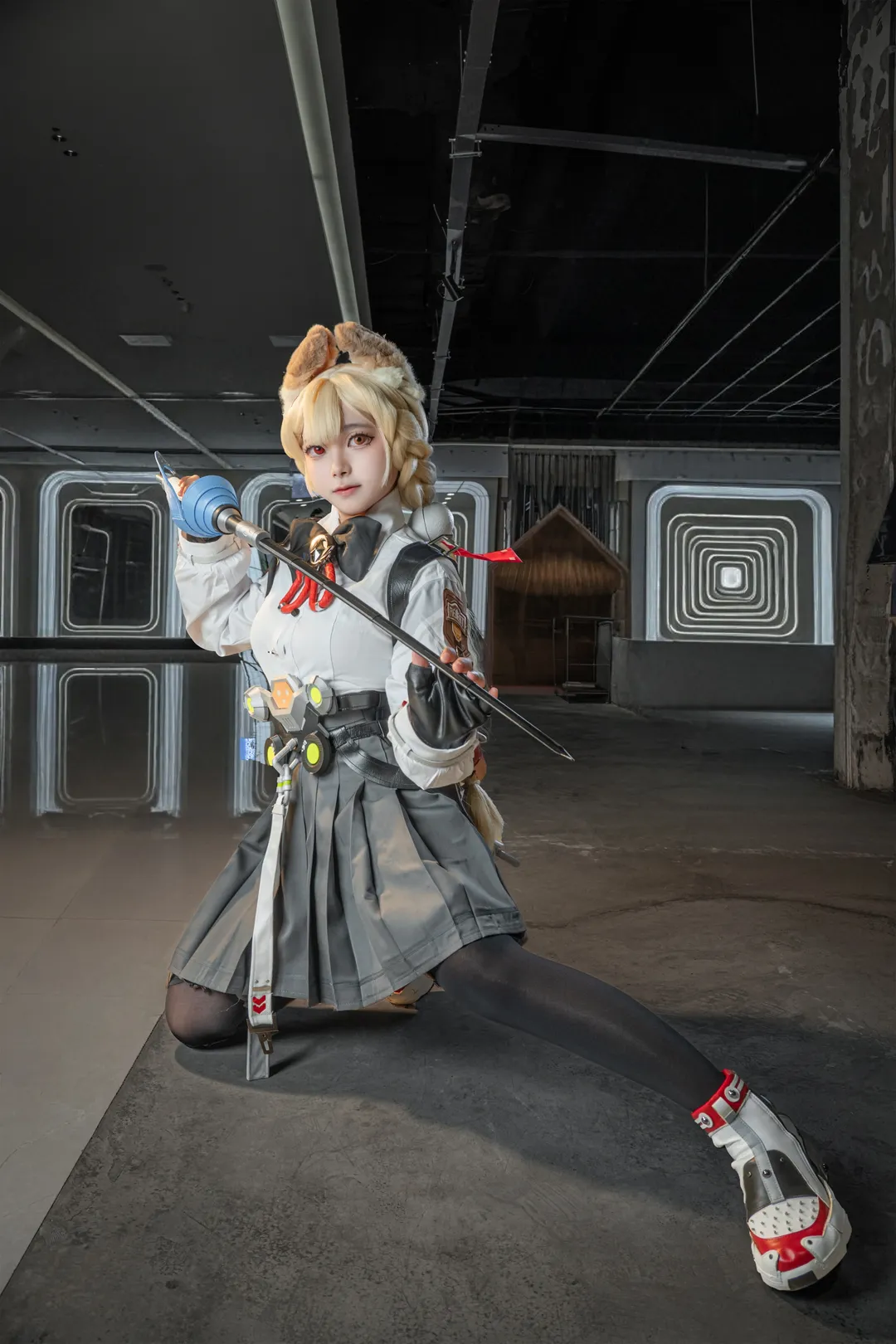 絕區零, 愛麗絲cos, 二次元cos, 女coser, 黑絲cosplay