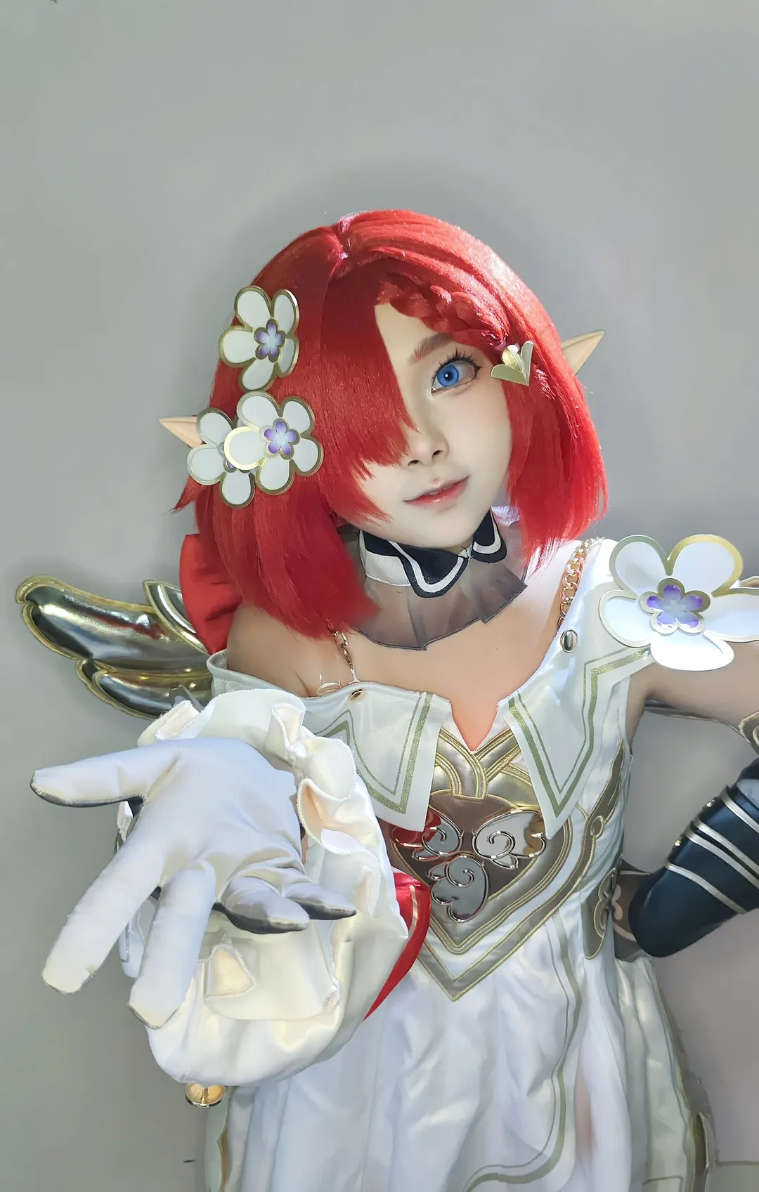 崩坏星穹铁道, 精灵耳妆容, 二次元穿搭, 缇安cos, cosplay还原