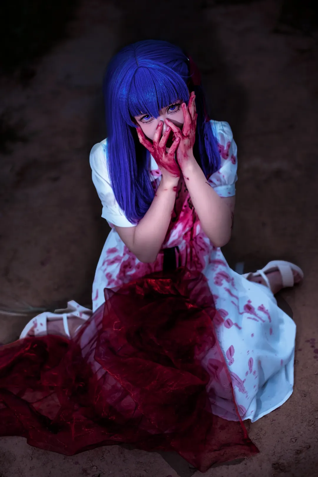 摄影作品, Fate, 花海, 间桐樱cos, 黑化 - 第2张